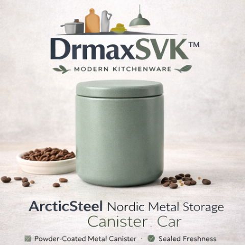 DrmaxSVK™ ArcticSteel Nordic Metal Storage Canister